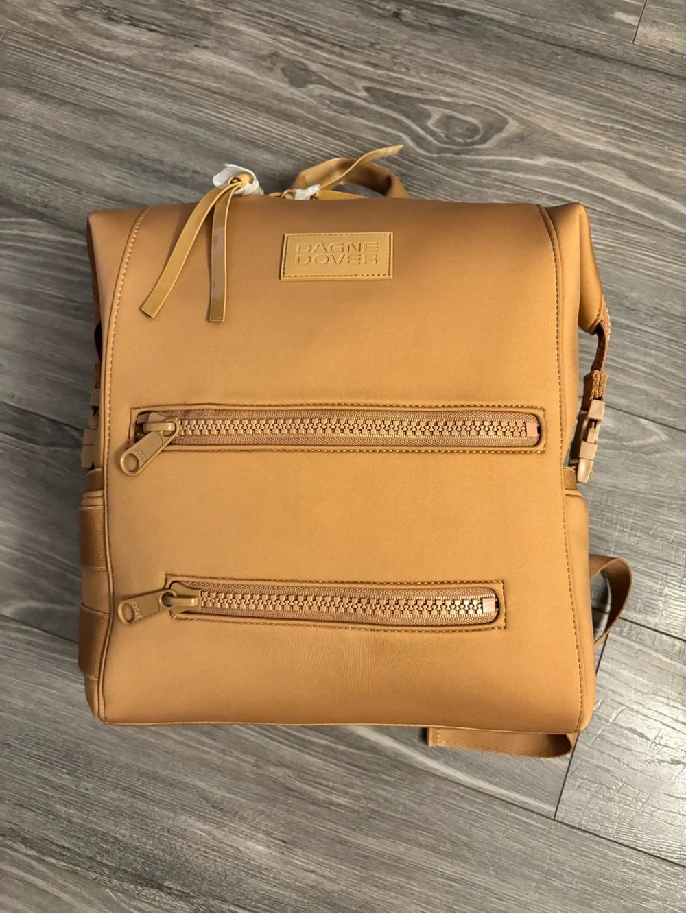 Dagne Dover Indi Diaper Backpack Camel Med NWT